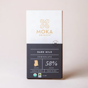 Moka Dark Milk Chocolate 58%