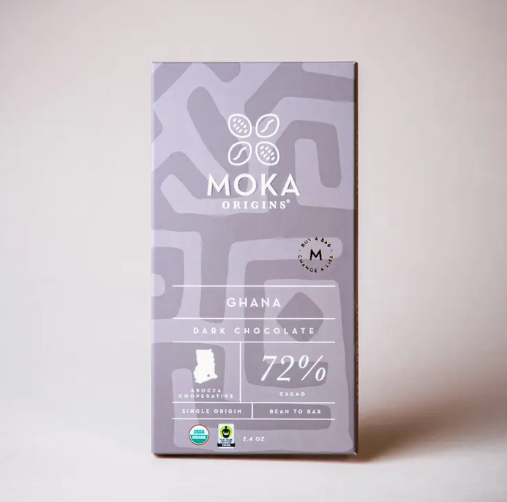Moka Ghana 72% Dark Chocolate