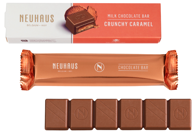 Neuhaus Milk Chocolate Crunch Caramel Bar