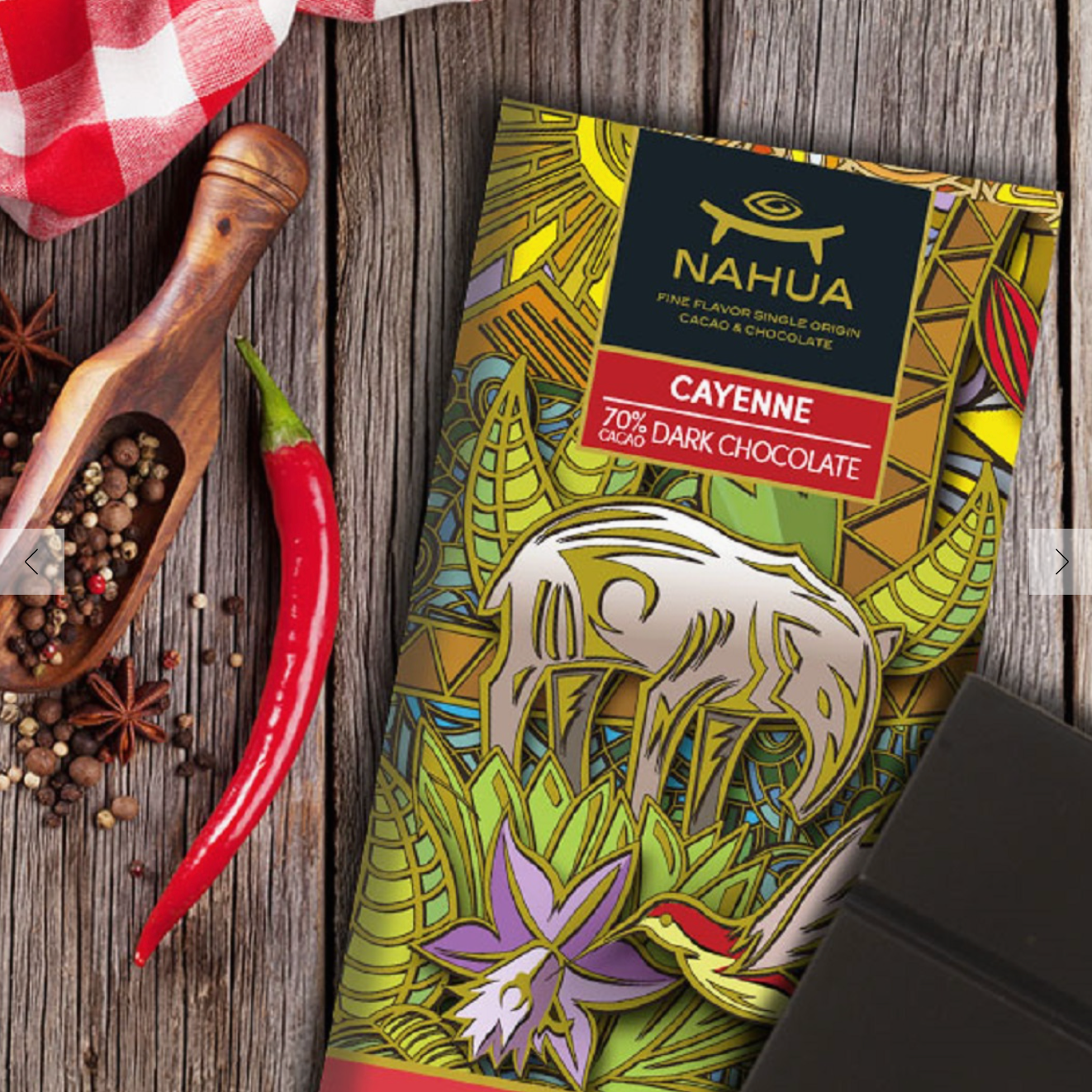 Nahua Cayenne Dark Chocolate 70%