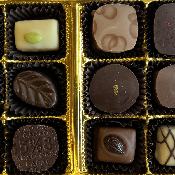 Luxury chocolates and Fat Ass Fudge 12-piece Signature Collection ...