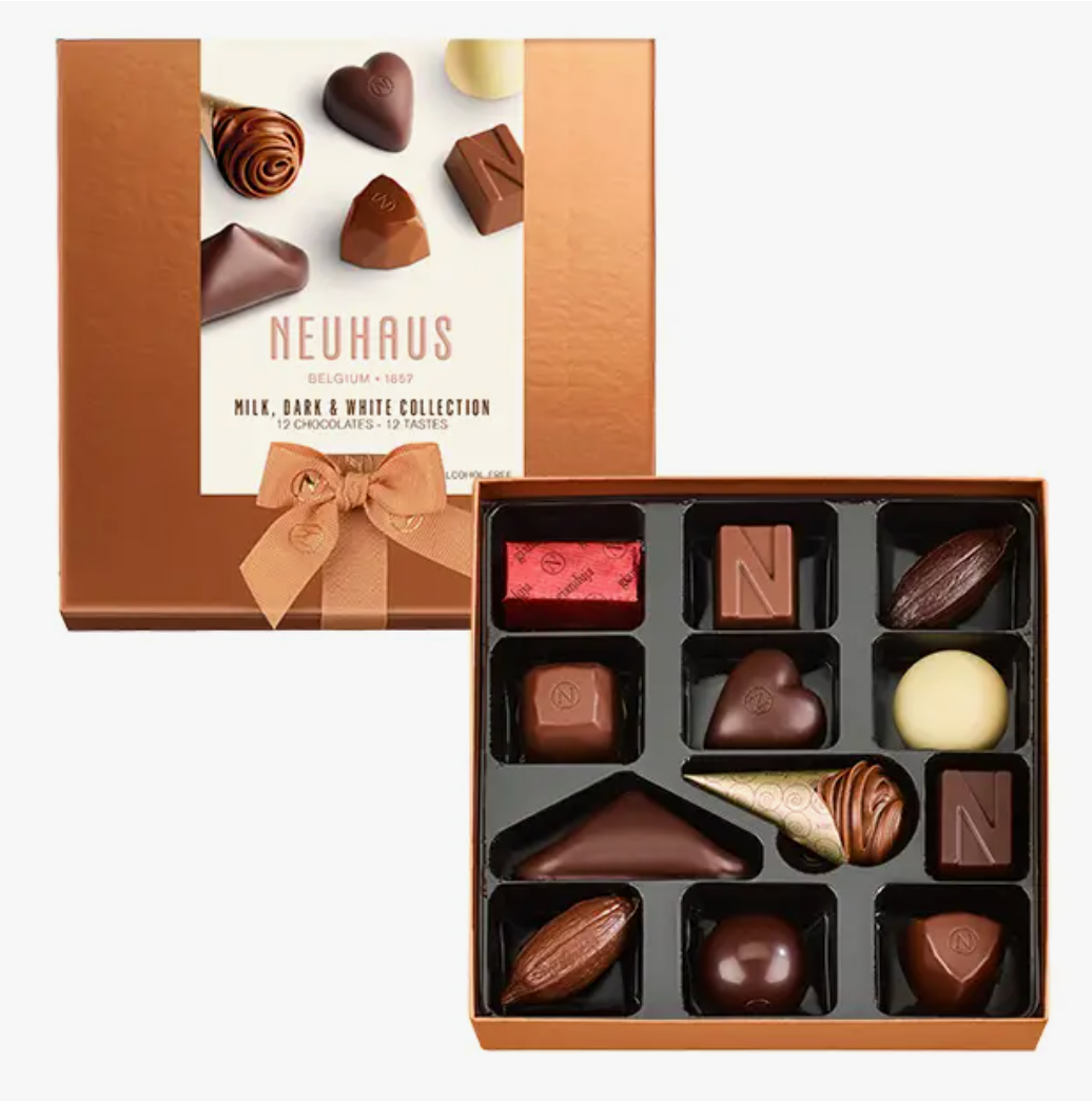 Neuhaus 12-Piece Belgian Chocolate Collection | Chocology Stony Brook