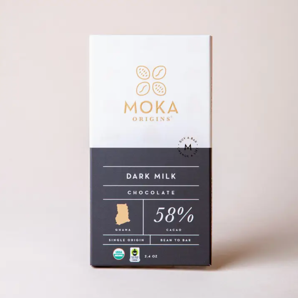 Moka Dark Milk Chocolate 58%