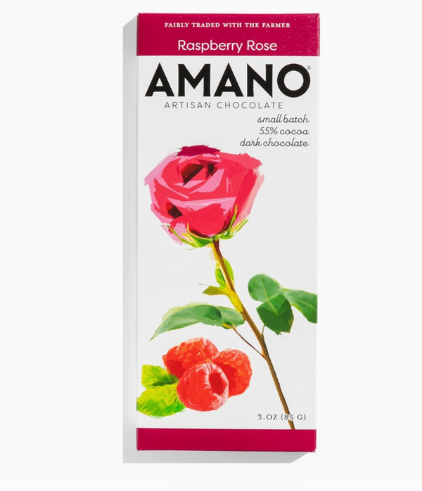 Amano -Raspberry Rose Chocolate - Chocology Unlimited