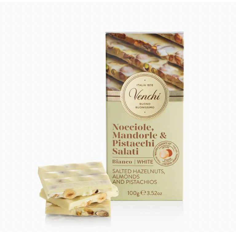 Venchi White Salted Pistachio Bar