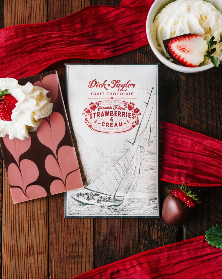 Dick Taylor Chocolate Dipped Strawberries & Cream