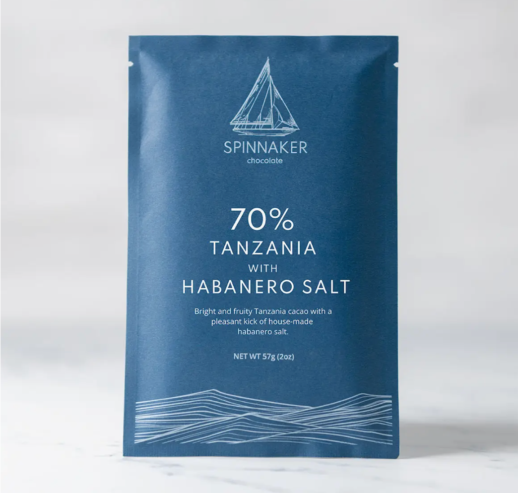 Spinnaker 70% Tanzania with Habanero Salt