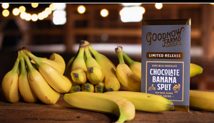 Goodnow Farms Banana Split – 59% Dark Milk Chocolate Bar (Limited Release, Ecuador Esmeraldas Cacao)