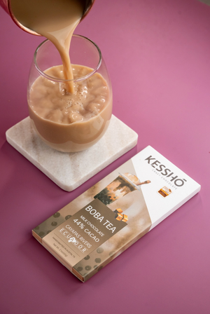 Boba Tea 44% Milk Chocolate Bar– Single Origin
