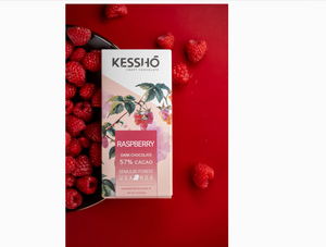 Kessho  Raspberry Dark Chocolate Bar