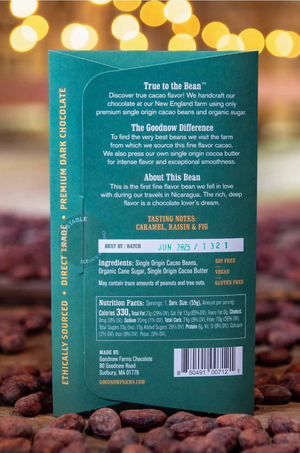 Goodnow Farms El Carmen Nicaragua Craft Chocolate