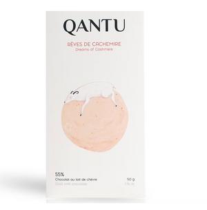 Qantu “Dreams of Cashmere” Goat Milk Chocolate 55% – Craft Bean-to-Bar Chocolate