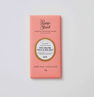 Pump Street Rye Crumb, Milk & Sea Salt 60% – Craft Bean-to-Bar Chocolate