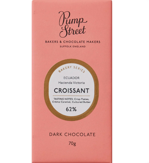 Pump Street Croissant 62% Dark Milk Chocolate – Craft Bean-to-Bar Chocolate