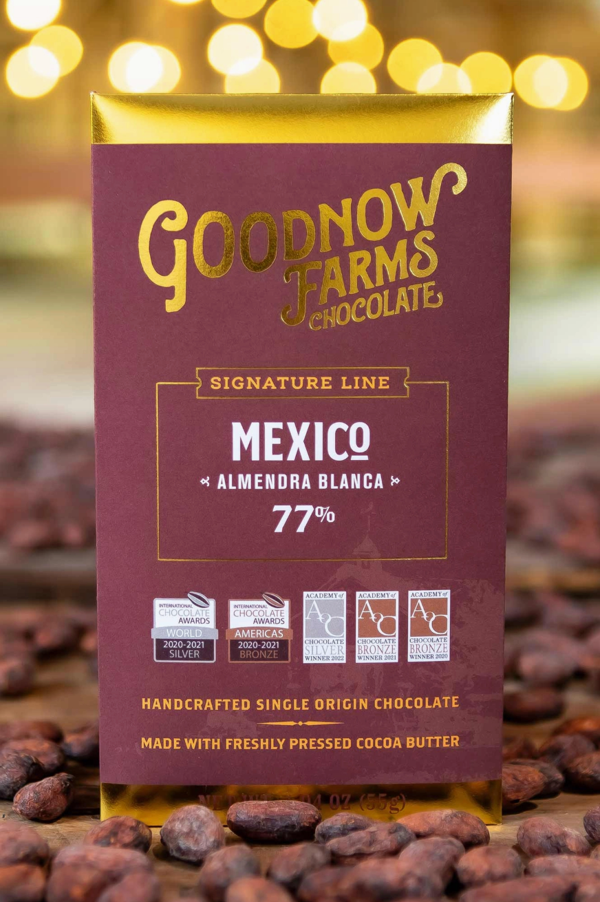 Goodnow Farms Almendra Blanca Mexico Dark Chocolate Bar – Signature Collection