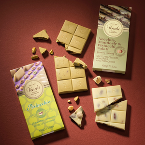 Venchi Pistachio White Chocolate Crunch Bar – Italian Chocolate