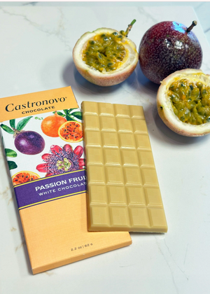 Castronovo Passion Fruit White Chocolate Bar