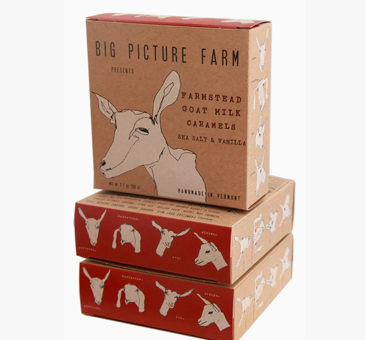 Goat Milk Caramel Farm Box --Sea Salt & Vanilla