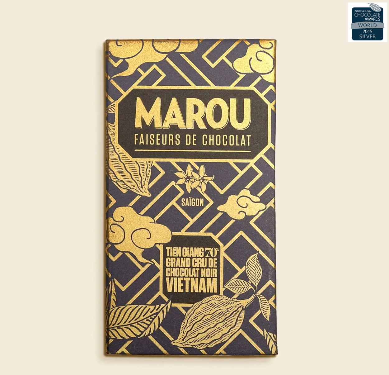 Marou Tiền Giang 70% Single Origin Dark Chocolate Bar | Vietnam