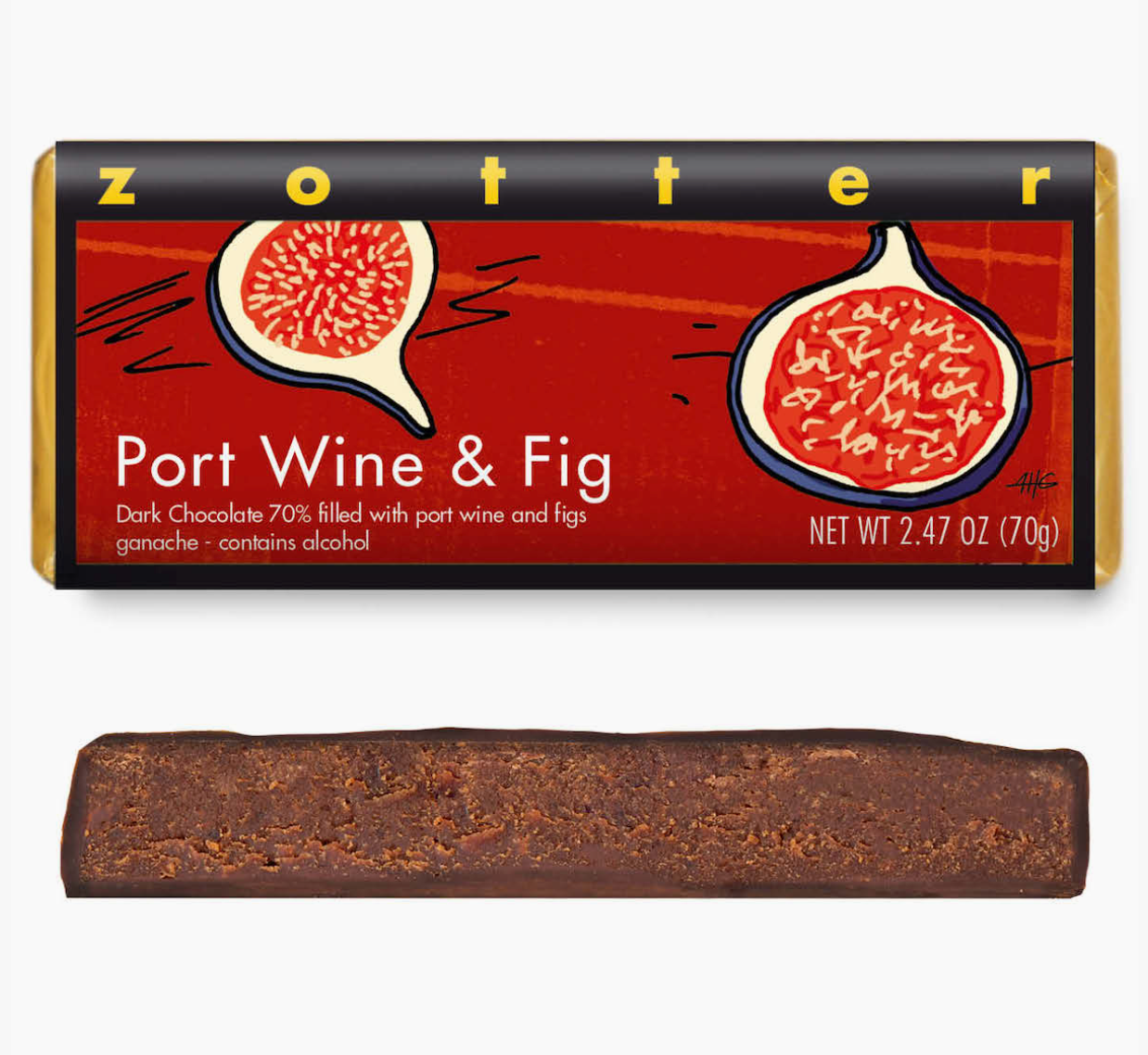 Zotter Port Wine & Figs with Maple Butter