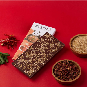 Kesshō Sichuan Hot Pot 62% Dark Chocolate Bar – Single Origin