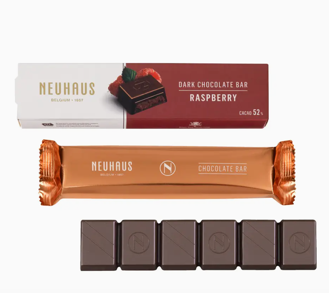 Neuhaus Dark Chocolate Raspberry Bar
