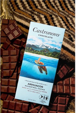 Castronovo Arhuacos 50% Dark Milk Chocolate with Sea Salt