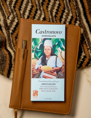 Castronovo Arhuacos 66% Dark Milk Chocolate with Cacao Nibs