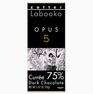 Zotter 75% Opus 5 — 2026 Edition | Limited Edition Dark Chocolate
