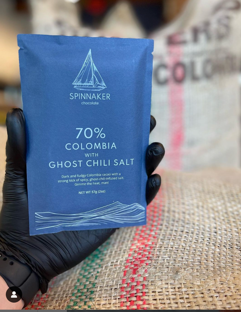 Spinnaker -70% Colombia with Ghost Chili Salt