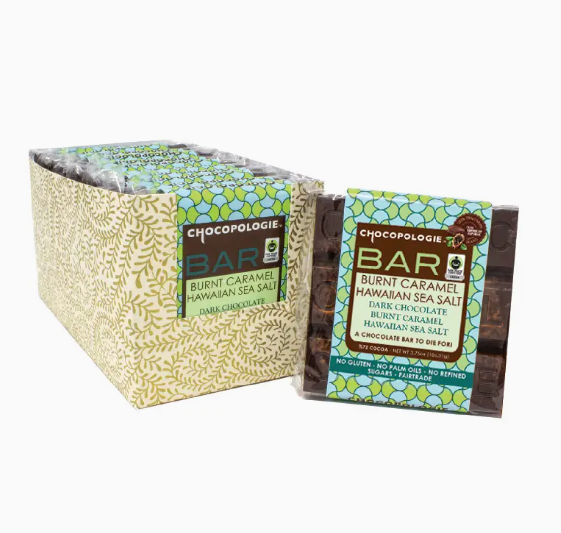 Burnt Caramel Hawaiian Sea Salt Bar