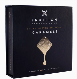 Fruition Brown Butter Bourbon Caramels | 68% Dark Chocolate