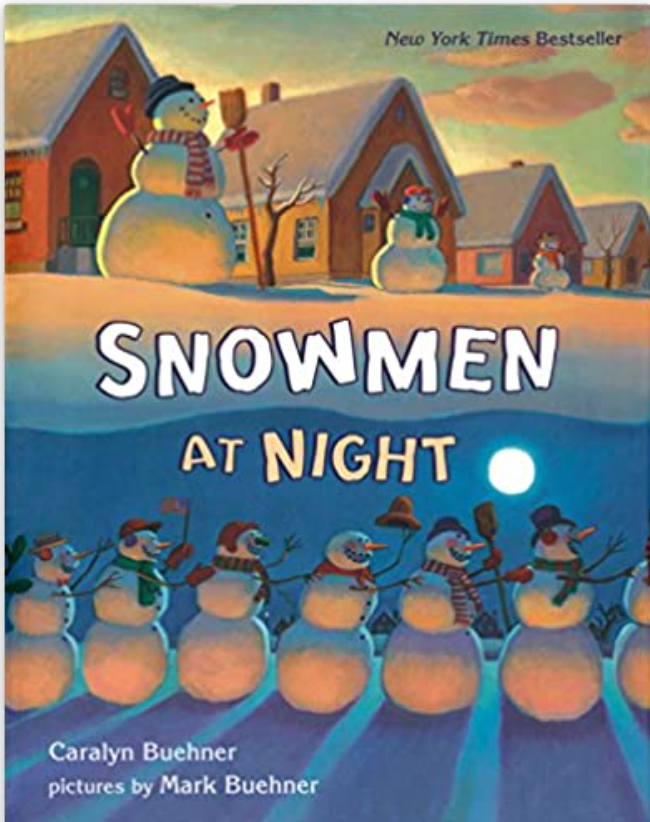 Snowmen at Night Hardcover – Picture Book,