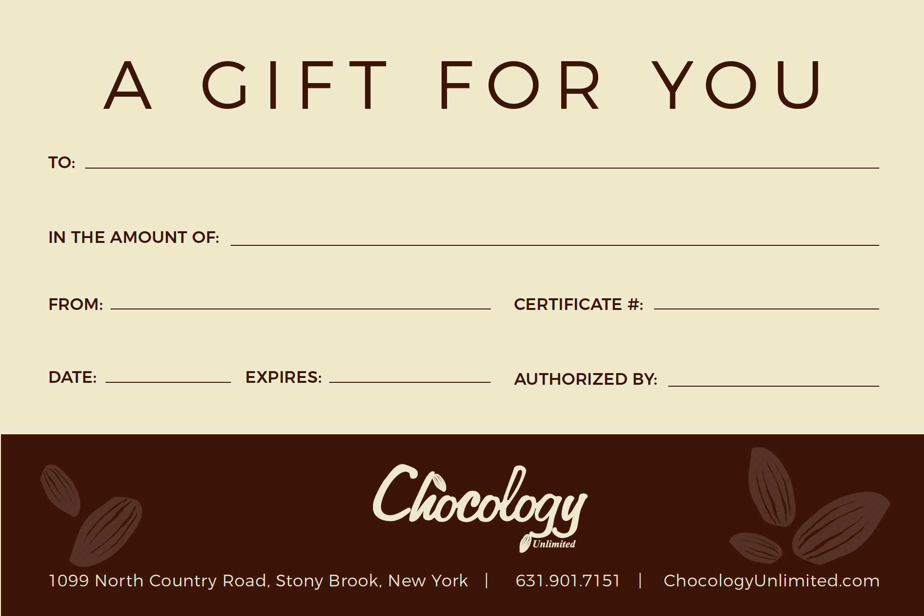 Chocology Gift Card