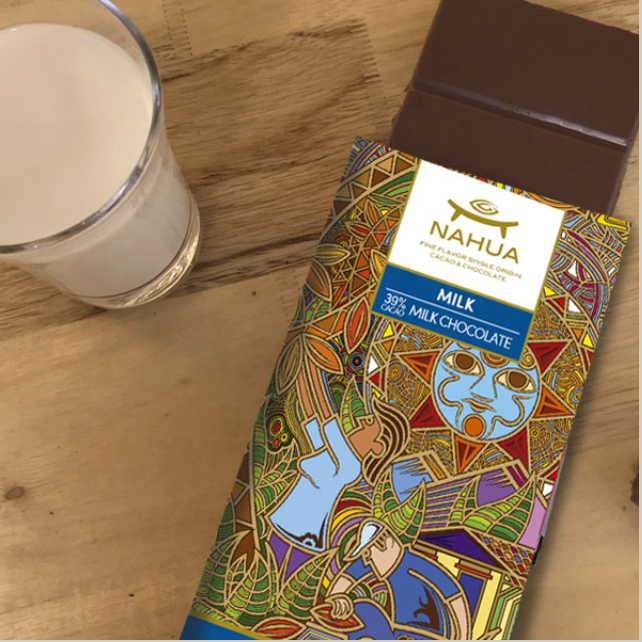 Nahua Milk Chocolate Bar --39% Cacao