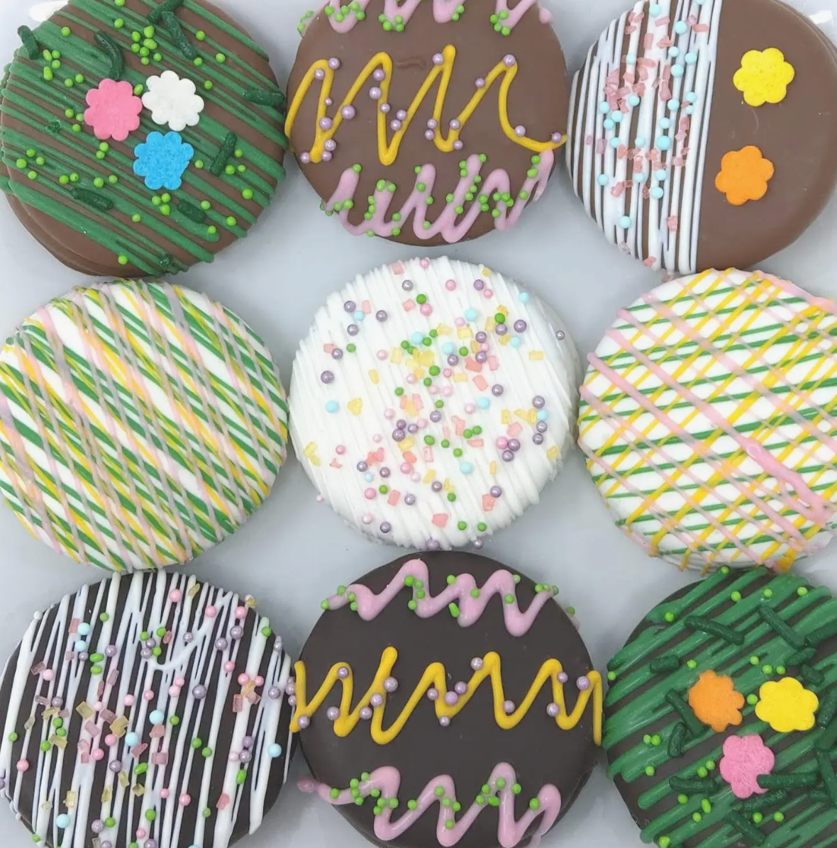 Spring-Easter Artisanal Chocolate Covered Oreos